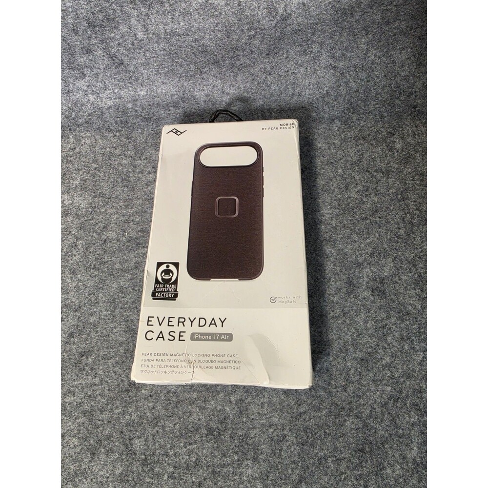 Peak Design Everyday Case iPhone 17 Air – Black – Magnetic